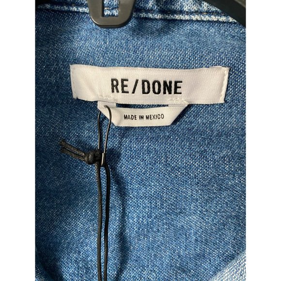 $290 NWT RE/DONE VINTAGE 50s WESTERN SHIRT SZ SMALL - Picture 3 of 9